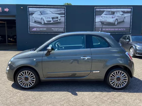Fiat 500 0.9 TwinAir Turbo Lounge 54.458 Kilometer n.a.p - Airco - Bluetooth - Carplay - Panoramadak - Leer - 16 inch l.m velgen