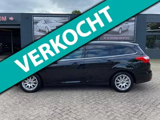 Ford Focus Wagon 1.0 EcoBoost Titanium 125 pk - Airco ecc - Cruise control - Navigatie - Bluetooth/handsfree - Trekhaak - Pdc v+a