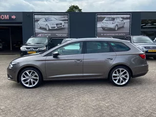 Seat Leon ST 1.4 EcoTSI Style Connect Automaat - Airco ecc - Cruise - Bluetooth/handsfree - Elekt.panoramadak - 18 inch l.m velgen