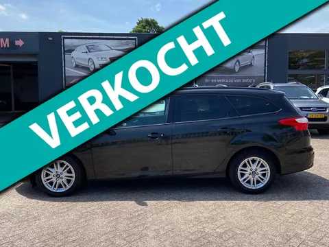 Ford Focus Wagon 1.0 EcoBoost Titanium - Airco - Cruise - Navi - Bluetooth/handsfree - Stoelverwarming - v+a Pdc - 16 inch velgen
