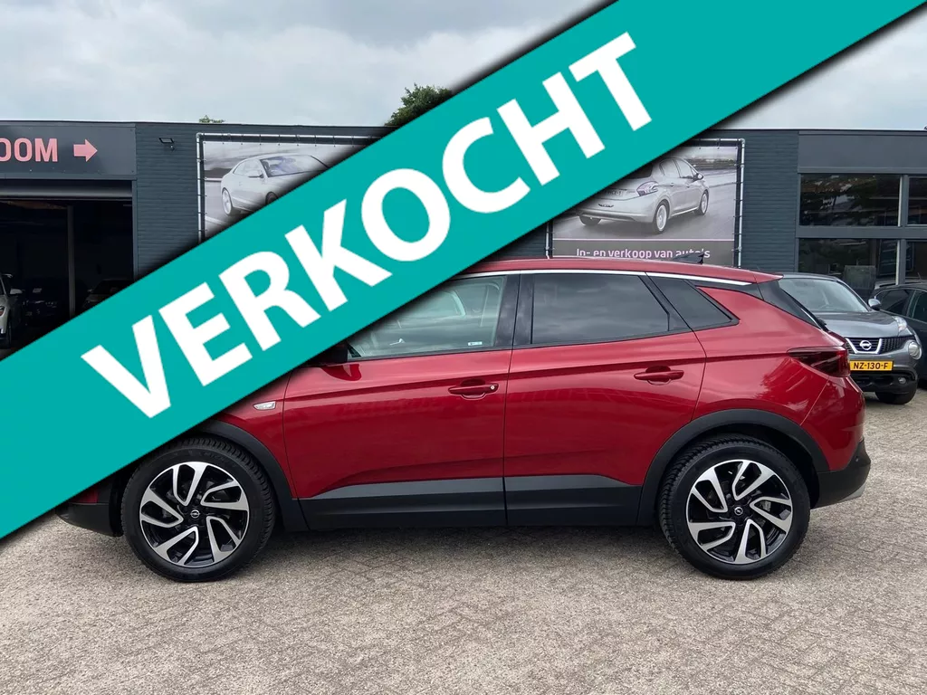 Opel Grandland X 1.2 Turbo Ultimate Automaat - Airco ecc - Cruise - Camera - Bluetooth/handsfree - Leer/stoelverwarming - Trekhaak