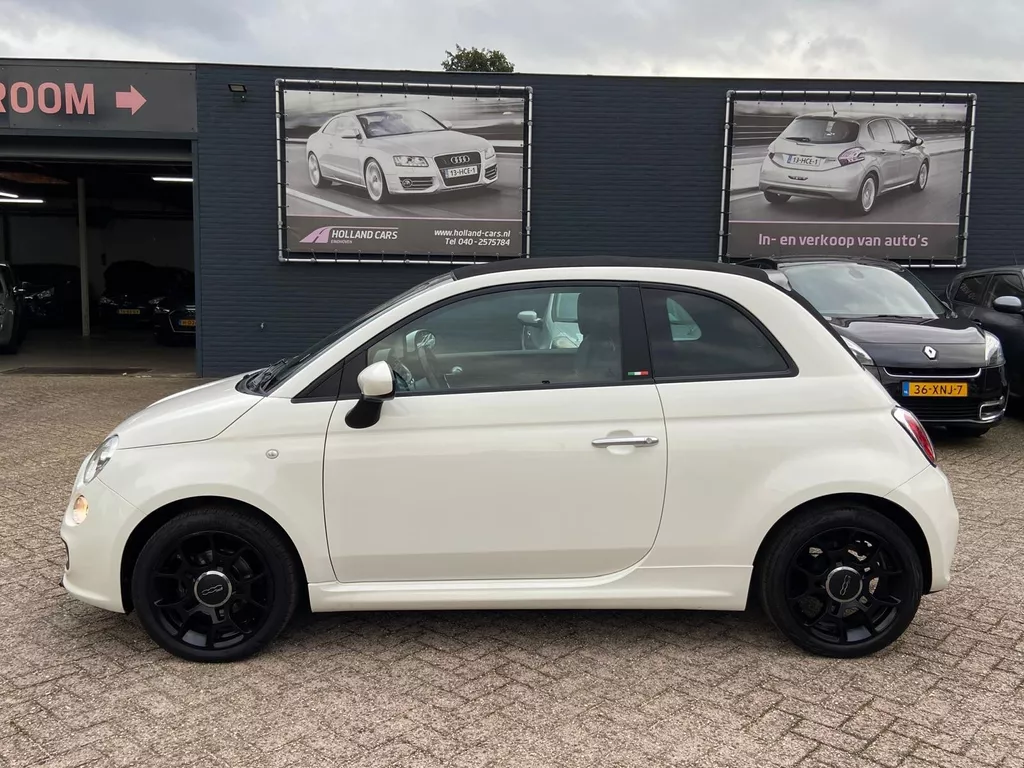 Fiat 500 C 0.9 TwinAir Turbo 500S Cabrio - 95.272 Kilometer n.a.p - Airco ecc - Cruise - Leer - Bluetooth/handsfree - Pdc